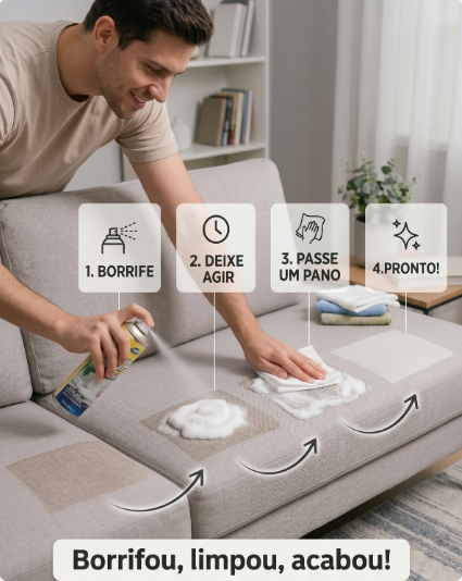 Zip Clean – Adeus Manchas – Sofá Novo em 2 Minutos