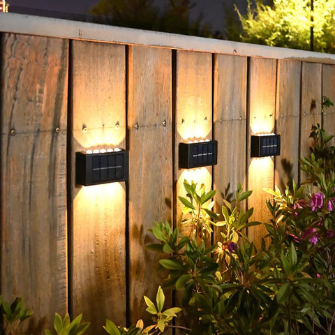 Arandela Solar de Parede para Área Externa com LED