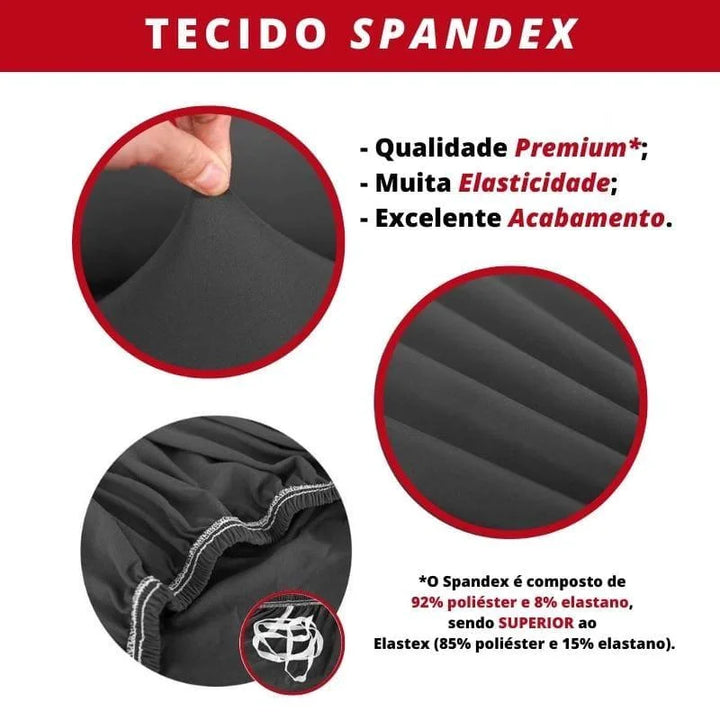 Capa Para Cadeira de Stretch Verde Esmeralda