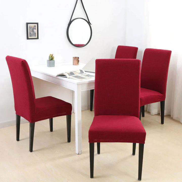 Capas de Cadeira Jacquard  com Elastano