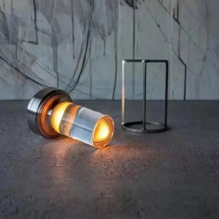 Luminária de Mesa LED Decorativa em Metal com Função Dimerizável