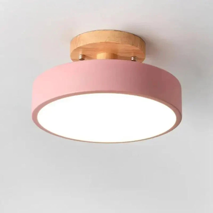 Luminária de Teto LED Redonda Estilo Nórdico 13W com Compatibilidade Bivolt