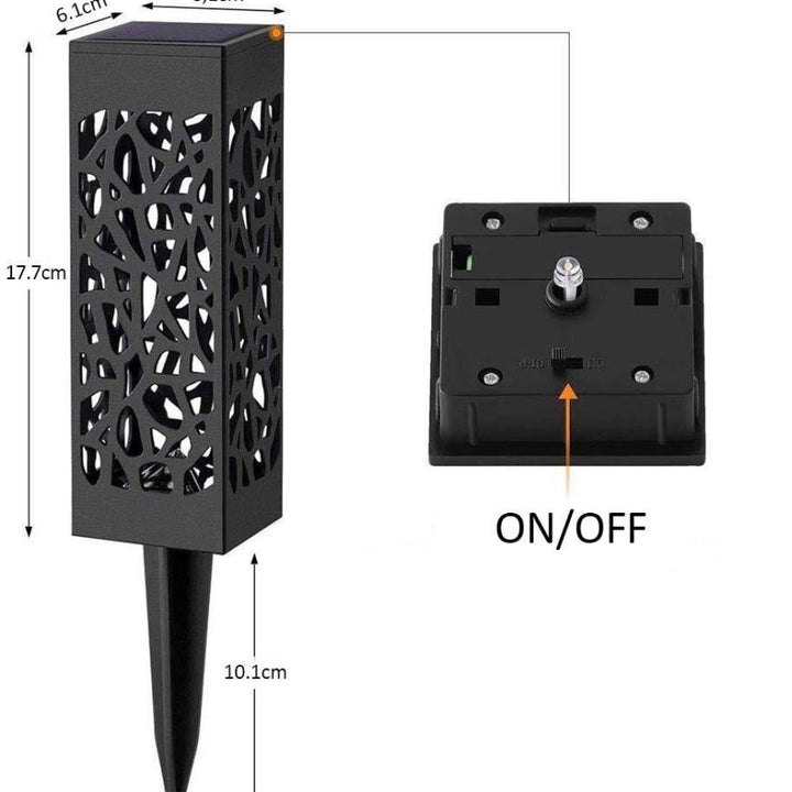 Refletor Luminária Holofote Hollow Led com Painel Solar