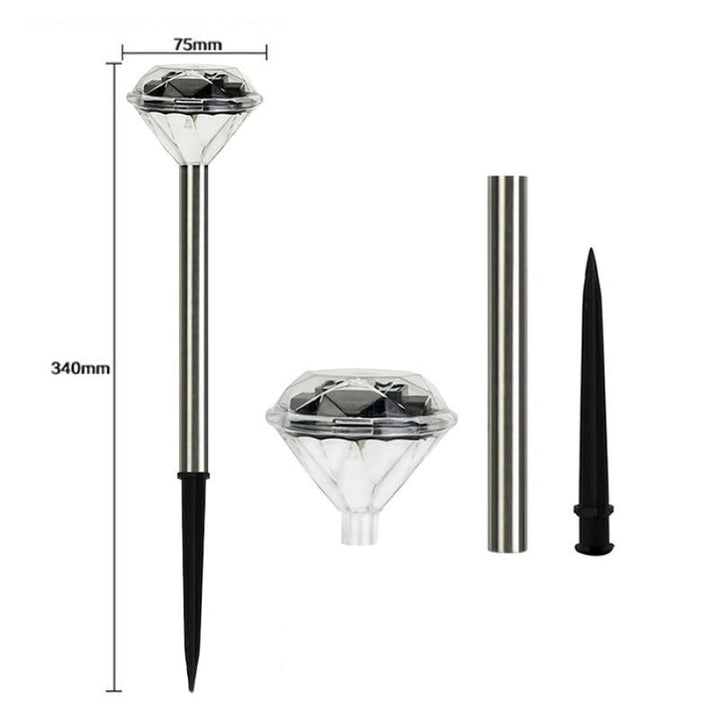 Refletor Luminária Holofote Precious Led com Painel Solar