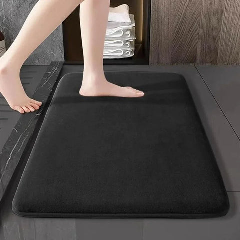Tapete Coral Veludo Antiderrapante e Absorvente