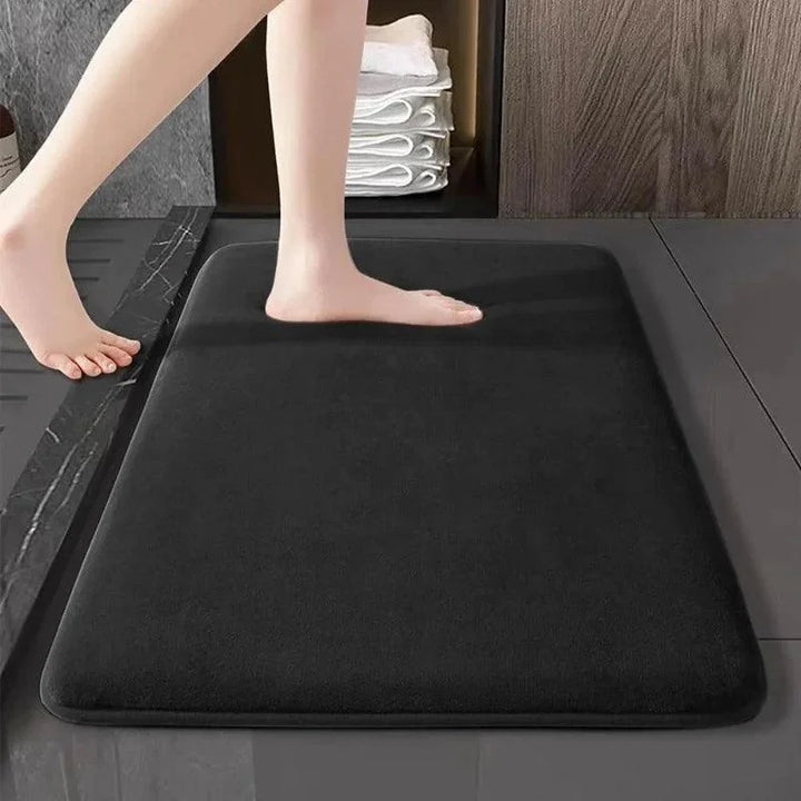 Tapete Coral Veludo Antiderrapante e Absorvente