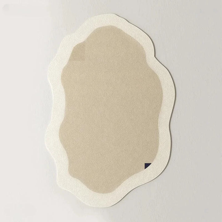 Tapete Irregular Antiderrapante para Sala e Quarto com Design Moderno