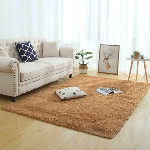 Tapete Liso Soft Felpudo Caramelo