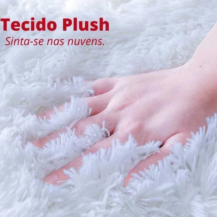 Tapete Liso Soft Felpudo Creme