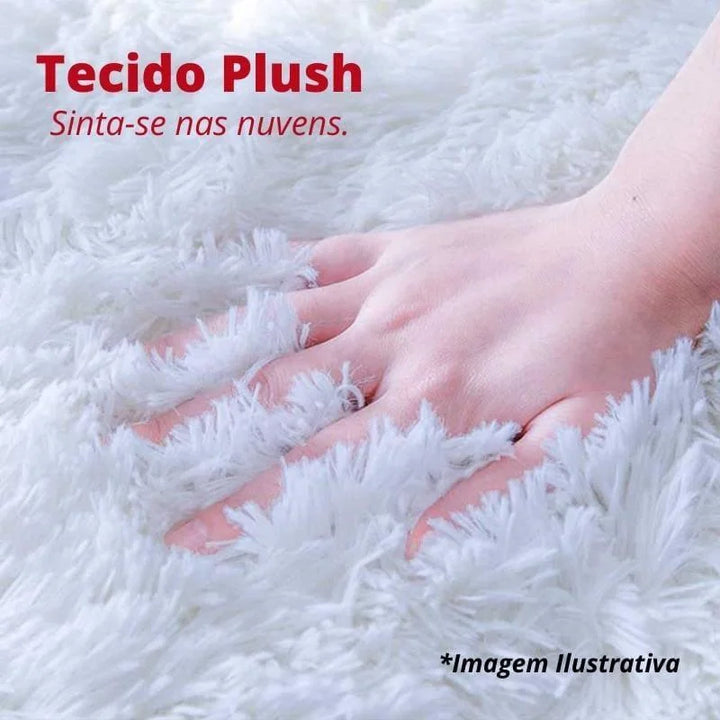 Tapete Liso Soft Felpudo Marrom