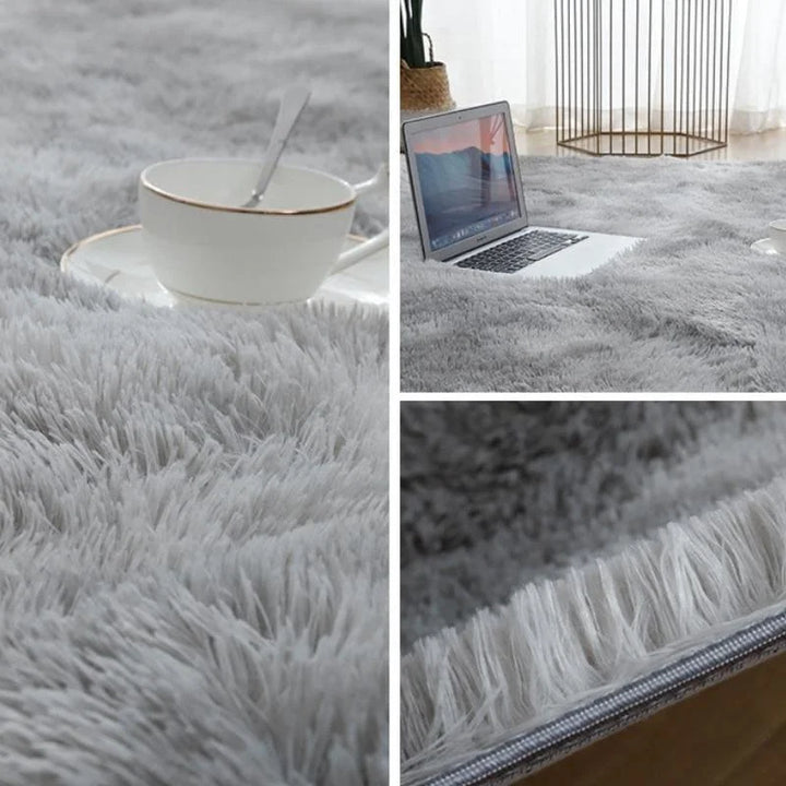 Tapete Luxury Felpudo Cinza Mescla