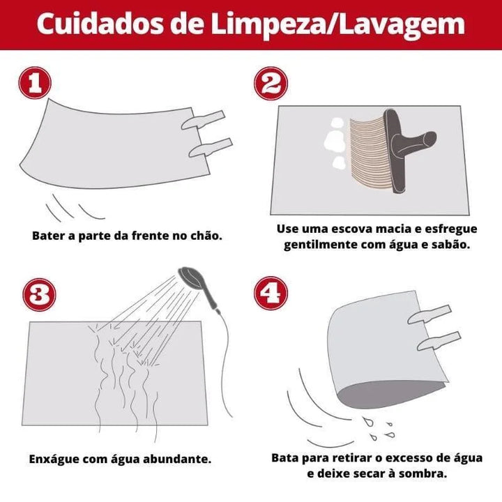 Tapete Macio Felpudo Marrom Mescla