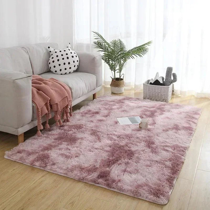 Tapetes Premium Felpudos Macio Estilo Tie-Dye